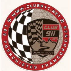 Autocollant "Badge Club911.net"