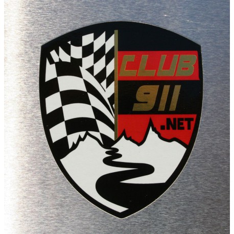 Autocollant "logo du club911.net"