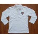 SOLDE 50%     Polo femme col V manches longues