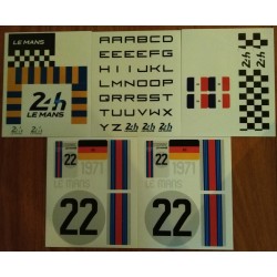 Planches de stickers Le Mans